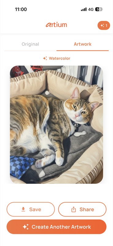 Artium artwork result